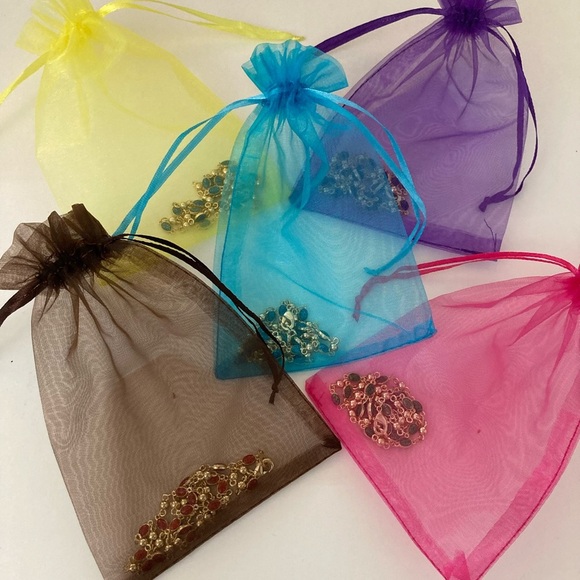 Yellow Gold Plated Turquoise Colored Stone Brand New - Picture 7 of 8